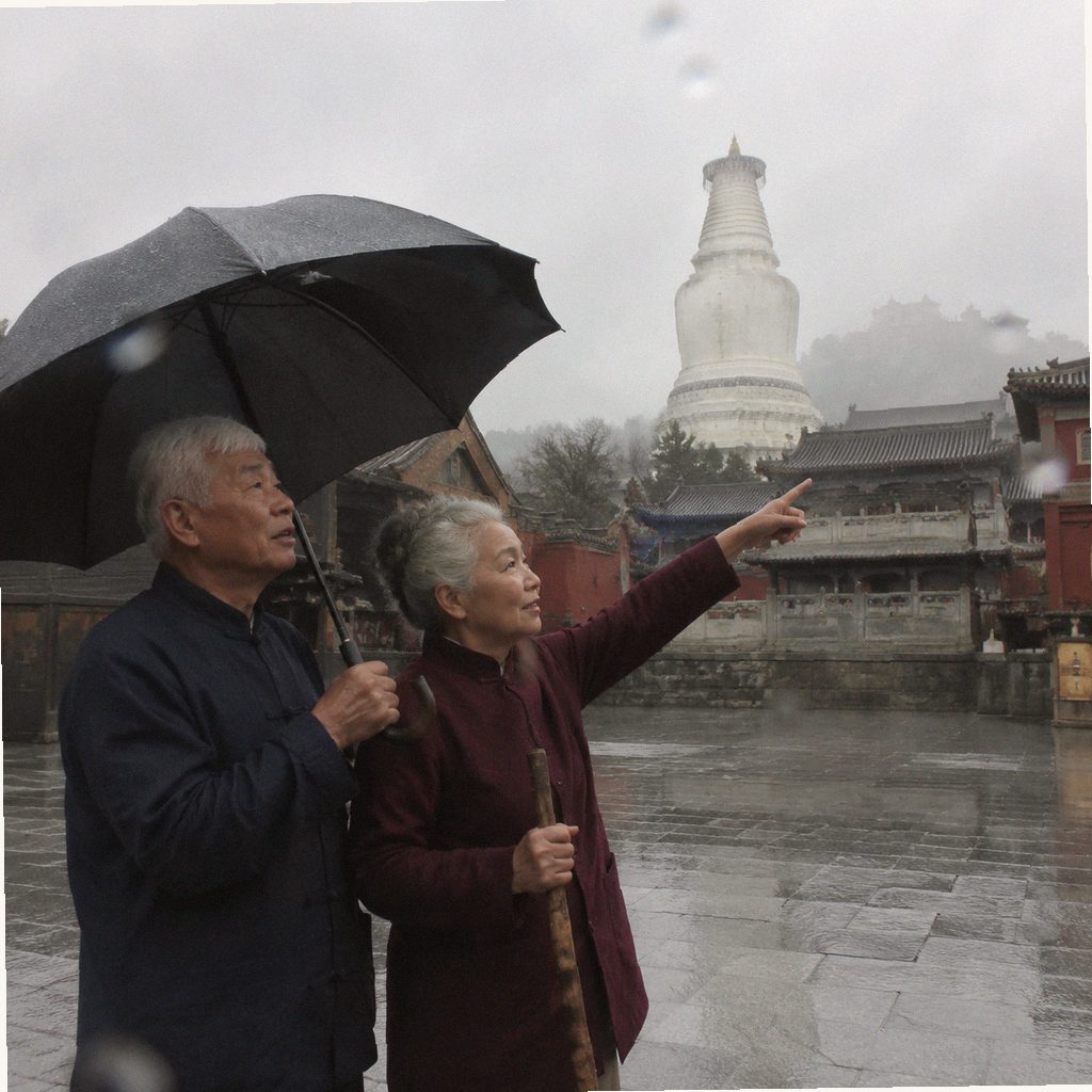 客户在五台山