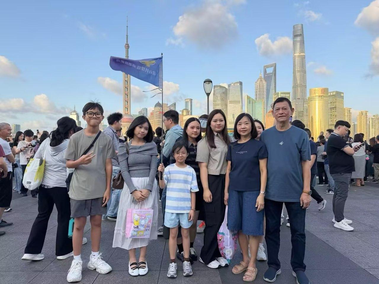 客户在上海外滩
