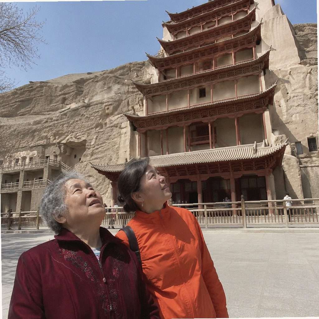 Guest at Dunhuang Mogao Caves
