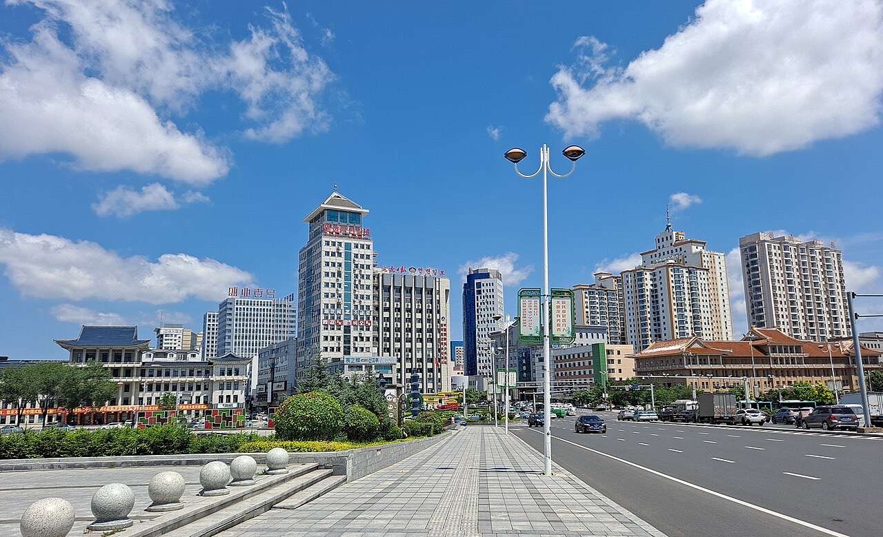 Harbin St. Sophia Cathedral and Central Street Russian-style architecture